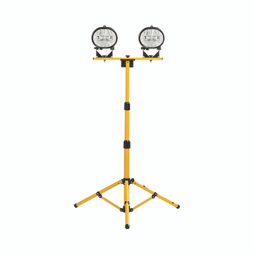 Defender Two Halogen Task Light Heads 230V 400W with a Telescopic Tripod