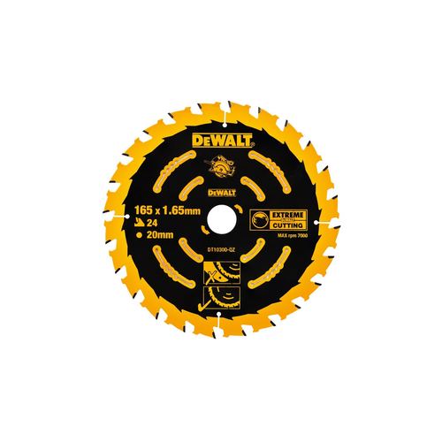 Dewalt DT10300 Circular Saw Blade 165 x 20mm x 24T | Toolden