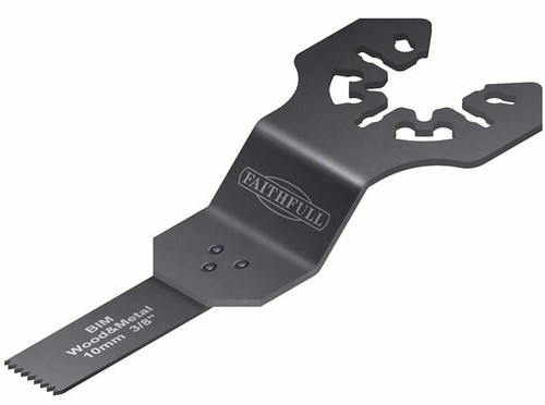 Faithfull FAIMFWM10 Multi-Functional Tool Bi-Metal Flush Cut Wood/Metal Blade 10mm