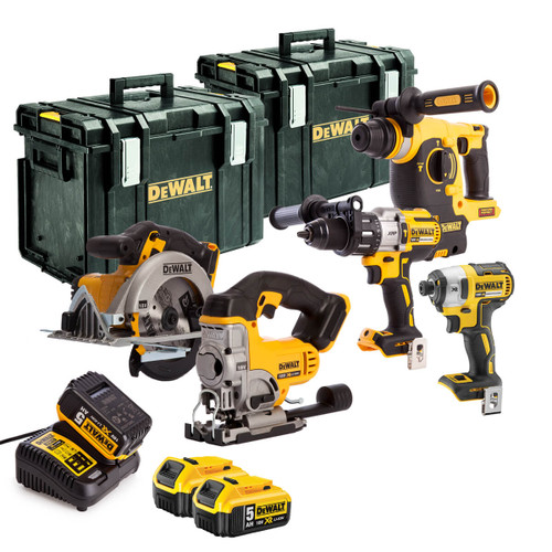 Dewalt DCK533TD 18v 5 Piece Kit | Toolden