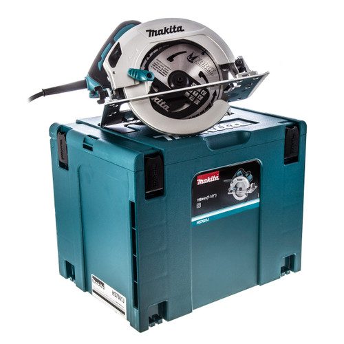 Makita HS7601J Circular Saw 190mm with MakPac Carry Case 110v from Toolden.