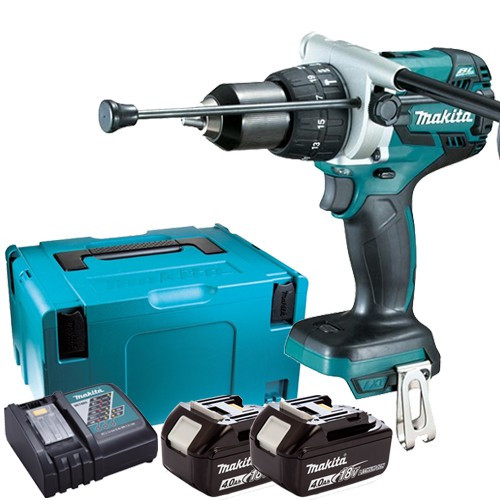 Makita DHP481RMJ 18V Brushless Combi Drill LXT 2 x 4.0ah from Toolden