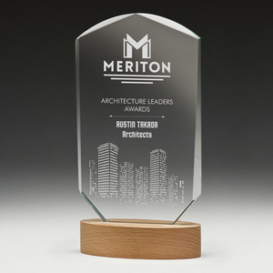 Sophisticated and timeless, the Omega Award from our Crystal & Wood Collection combines the brilliance of crystal with the natural warmth of a timber base. Its elegant, flowing design symbolises achievement, excellence, and enduring success, making it perfect for recognising leadership, milestones, or outstanding performance.

With ample space for engraving, each Omega Award can be personalised to celebrate individual accomplishments or team achievements. A refined statement piece, it balances contemporary style with classic appeal, creating an award that will be proudly displayed for years to come.