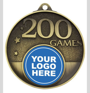 200 Games Milestone Medal - Front