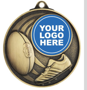 Aussie Rules Logo Medal - Front