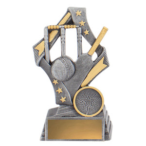 The Cricket Theme Trophy is a vibrant and sporty award designed to celebrate skill, teamwork, and achievement in cricket. Featuring a dynamic cricket–inspired design, this trophy captures the fast-paced and inclusive spirit of the game. Its modern styling and quality finish make it an excellent choice for presentations at all levels of competition.