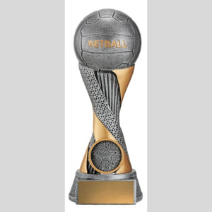 The Netball APEX Trophy is a sleek and dynamic award designed to celebrate outstanding achievements in netball. Featuring a modern design with netball-themed elements, this trophy symbolises reaching the pinnacle of success. Its polished finish and customisable base make it a perfect choice for recognising individual or team accomplishments.