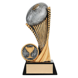 The Aussie Rules Arch Trophy is a bold and striking award designed to celebrate outstanding performances in Australian Rules football. Featuring a a modern arch design, this trophy captures the power, speed, and excitement of the game. Its dynamic presentation and customisable base make it an ideal choice for recognising individual brilliance or team success at all levels of competition.