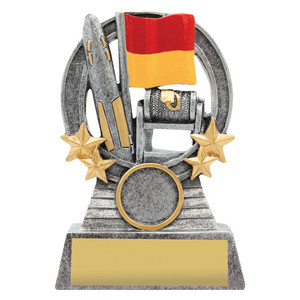 The Lifesaving Comet Trophy is a striking and dynamic award designed to celebrate exceptional achievements in lifesaving. Featuring a comet-inspired design that reflects speed, skill, and precision, this trophy captures the dedication, bravery, and athleticism of lifesavers. Its bold appearance and customisable base make it an ideal choice for recognising outstanding individual performances or team efforts.