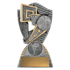 Recognise outstanding performance on the court with the bold and modern Basketball Gambit Trophy. Designed with sharp lines, dynamic angles, and a detailed basketball motif, this trophy makes a strong statement at any presentation event.