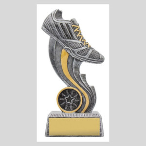 The Dynamo Running Series Trophy is a sleek and dynamic award designed to honour exceptional achievements in running and athletics. Featuring a striking design with running-themed elements, this trophy symbolises speed, determination, and success. Its polished finish and customisable base make it a standout choice for any event or recognition ceremony.