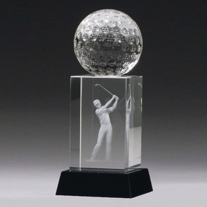 The Golf Hologram Trophy is a striking and modern award, perfect for celebrating golfing excellence. Featuring a dynamic holographic design that adds depth and visual appeal, this trophy is ideal for recognizing top performances, tournament winners, and special golf achievements.
