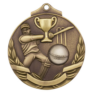 Add a touch of classic prestige to your presentation with the Cricket Two-Tone Medal. Combining traditional craftsmanship with a modern aesthetic, this award features a distinctive antique finish contrasted with polished highlights. Its sophisticated, multi-dimensional design makes it a standout choice for those seeking an award that looks as substantial as the achievement it represents.