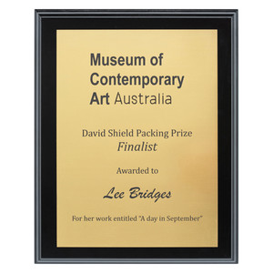 The Engraved Plaque in Brushed Gold is the perfect intersection of prestige and value. By pairing a sleek, professional black backing with a high-performance FlexiBrass plate, this award delivers the high-end look of solid metal without the premium price tag. The brushed gold surface provides a sophisticated, non-glare finish that makes your recognition feel substantial, modern, and profoundly earned.
