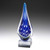 Art Glass Cumulus features a beguiling design with a cascading pattern of blue colours.