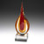 The Art Glass Flame Award presents a bold and dramatic image - the imposing red colour scheme portrays a unique intensity.