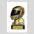 Make every race memorable with our Helmet on Column Trophy, a standout award designed for motor sports enthusiasts. Featuring a detailed racing helmet mounted on a sleek column and sturdy base, this trophy embodies speed, precision, and victory. Whether you're hosting a local karting event or a national motorsport competition, this trophy is designed to impress.