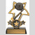 The Hockey Tri-Star Trophy is a bold and stylish award that celebrates excellence in hockey. Featuring a unique tri-star design with hockey-themed elements, this trophy captures the energy and skill of the game. Its durable construction and polished finish make it a standout award for honoring individual achievements or team victories.