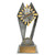 The Jazz / Tap Peak Trophy is a vibrant and energetic award designed to celebrate rhythm, style, and stage presence. Featuring a striking peak design with dance-themed details, this trophy symbolises musicality, precise footwork, and reaching the pinnacle of success in performance. Its polished finish and customisable base make it an excellent choice for recognising individual dancers or high-energy troupes.
