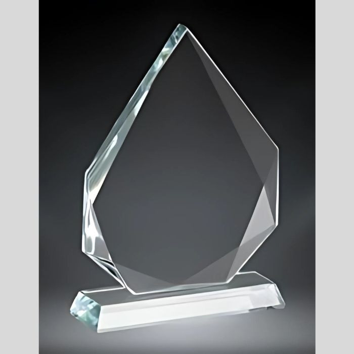 Radiant Diamond Glass Award is an elegant and eye-catching recognition piece that celebrates brilliance and achievement. Crafted from high-quality glass, this award features a diamond-inspired design with precision-cut facets that reflect light beautifully. Its sleek and polished finish, combined with a spacious engraving area, makes it the perfect choice for honoring outstanding accomplishments.