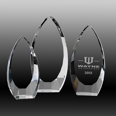 The Crystal VINCENTE Award is a sophisticated and elegant recognition piece, designed to honor outstanding achievements with timeless style. Featuring a sleek, tapered design and crafted from premium optical crystal, this award showcases exceptional clarity and brilliance. Its polished surfaces and modern aesthetic make it a standout choice for any occasion.