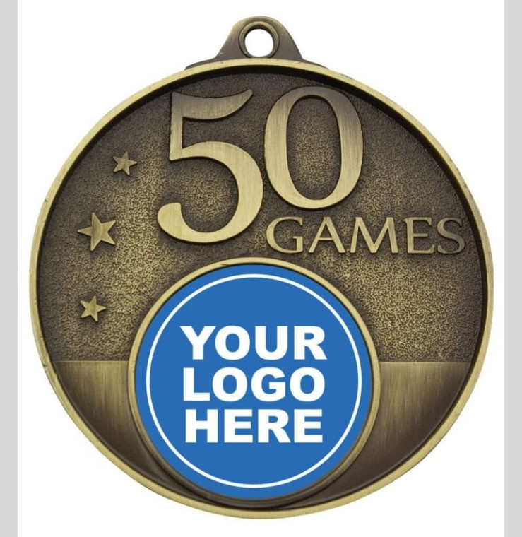 50 Games Milestone Medal - Front