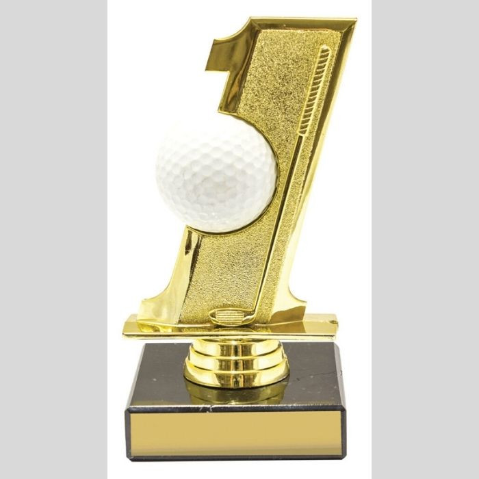 The Hole in One Trophy (150MM) is a distinctive and elegant award designed to commemorate the remarkable achievement of a hole-in-one. Standing 150mm tall, this trophy features a sleek design that captures the essence of golf excellence. With a dedicated golf ball holder and a customisable base, it’s a perfect keepsake for celebrating this unforgettable milestone.
