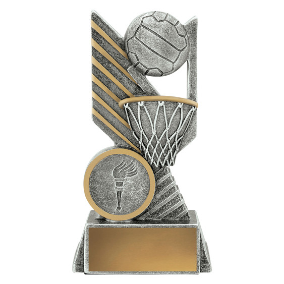The Netball Rogue Trophy is a bold and modern award that captures the intensity and energy of Netball. Featuring a striking, edgy design, this trophy is perfect for recognising standout players, teams, or unforgettable moments on the court. With a sleek finish and customisable base, it adds a contemporary flair to any awards presentation.