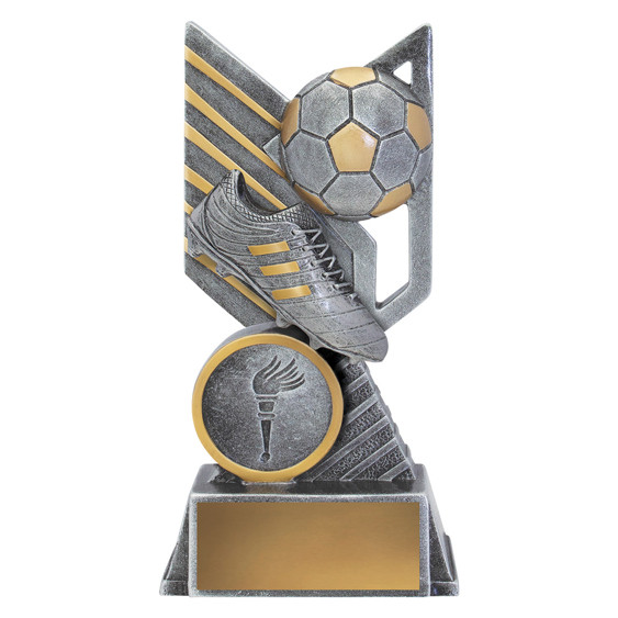 The Football / Soccer Rogue Trophy is a bold and modern award that captures the intensity and energy of Football. Featuring a striking, edgy design, this trophy is perfect for recognising standout players, teams, or unforgettable moments on the field. With a sleek finish and customisable base, it adds a contemporary flair to any awards presentation.