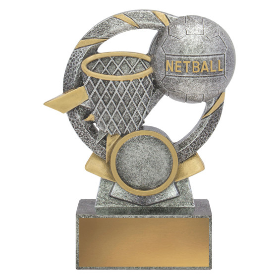 The Netball Looper Trophy is a sleek and contemporary award, perfect for celebrating achievements in netball. Featuring a unique looping design that adds a touch of modern elegance, this trophy captures the dynamic spirit of the game. Its polished finish and customisable base make it an excellent choice for recognising individual or team accomplishments.