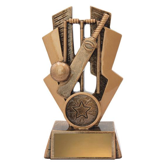 The Cricket Strike Trophy is a bold and dynamic award designed to recognise outstanding achievements in cricket. Featuring an action-inspired design that reflects power, timing, and precision, this trophy captures the excitement and tradition of the game. Its polished finish and customisable base make it an excellent choice for celebrating individual performances and team success across all levels of competition.