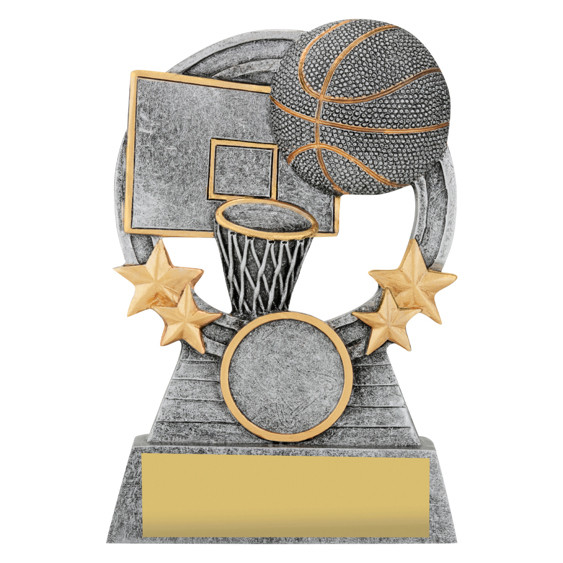 The Basketball Comet Trophy is a striking and energetic award designed to celebrate exceptional achievements in basketball. Featuring a comet-inspired design that reflects speed, agility, and precision, this trophy captures the excitement and dynamic action of the game. Its bold appearance and customisable base make it an ideal choice for recognising standout performances on the court.