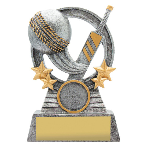 The Cricket Comet Trophy is a striking and dynamic award designed to celebrate exceptional achievements in cricket. Featuring a comet-inspired design that reflects speed, timing, and precision, this trophy captures the excitement and skill of the game. Its bold appearance and customisable base make it an excellent choice for recognising outstanding individual performances or team success.