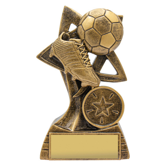 The Football (Soccer) Spinifex Trophy is a vibrant and dynamic award designed to celebrate exceptional achievements on the pitch. Featuring a striking Spinifex-inspired design that captures energy, motion, and flair, this trophy makes a bold statement at any presentation event. Its polished finish and customisable base make it perfect for recognising standout performances and team success.