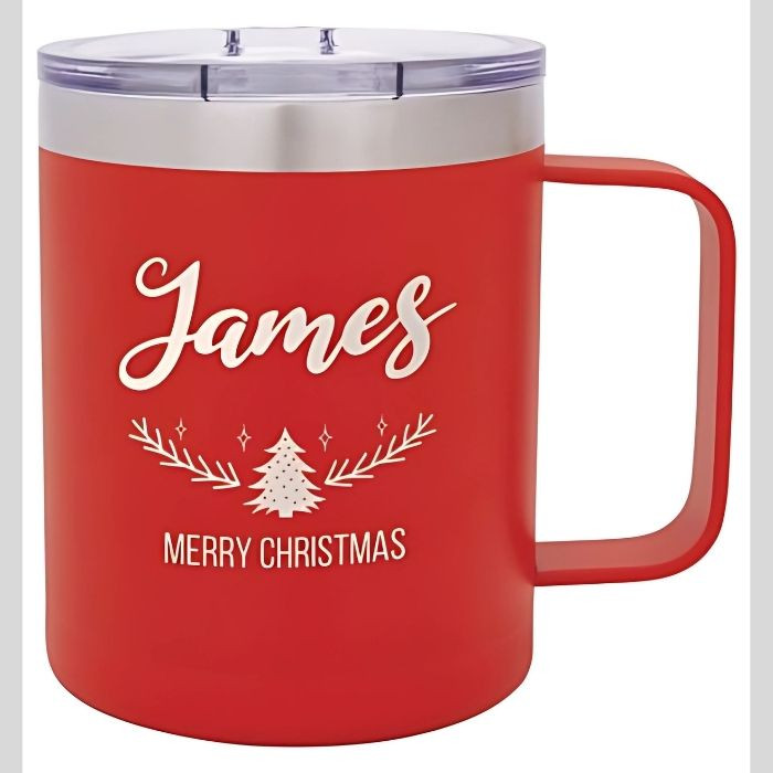 Metal Camper Mug (400ML) - Red