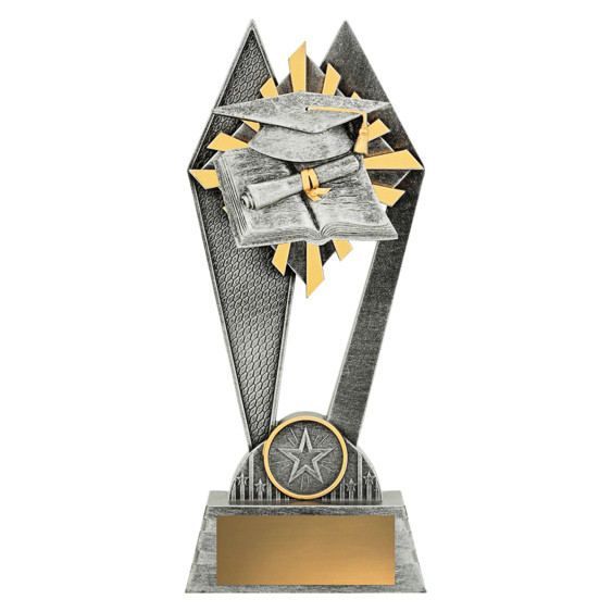 The Academic Peak Trophy is a refined and inspirational award designed to celebrate outstanding academic achievement. Featuring a striking peak-inspired design with education-themed elements, this trophy symbolises reaching the highest levels of knowledge, dedication, and success. Its polished finish and customisable base make it a distinguished choice for recognising excellence in education.