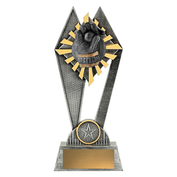 The Wicketkeeper Peak Trophy is a sharp and specialized award designed to celebrate reflexes, anticipation, and safe hands. Featuring a striking peak design with wicketkeeping-themed details, this trophy symbolises agility behind the stumps, lightning-fast stumpings, and reaching the pinnacle of success in the field. Its polished finish and customisable base make it an excellent choice for recognising your most reliable keeper.