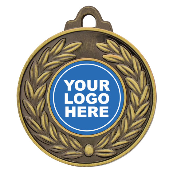 Wreath Antique Medal - Gold