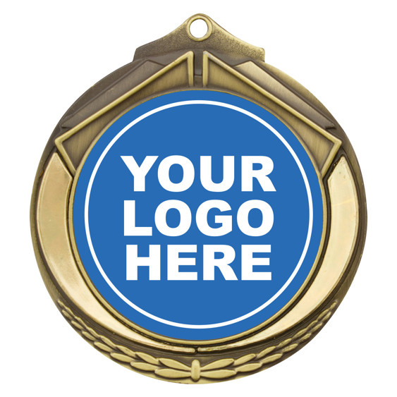 Shield Medal 50mm - Gold