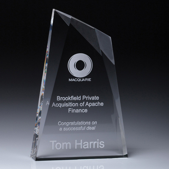 The Acrylic Octagon Award is a timeless and versatile recognition piece, distinguished by its classic geometric shape and bevelled edges. Designed to catch the light from every angle, this award offers a crystal-clear finish that embodies clarity, precision, and high achievement.