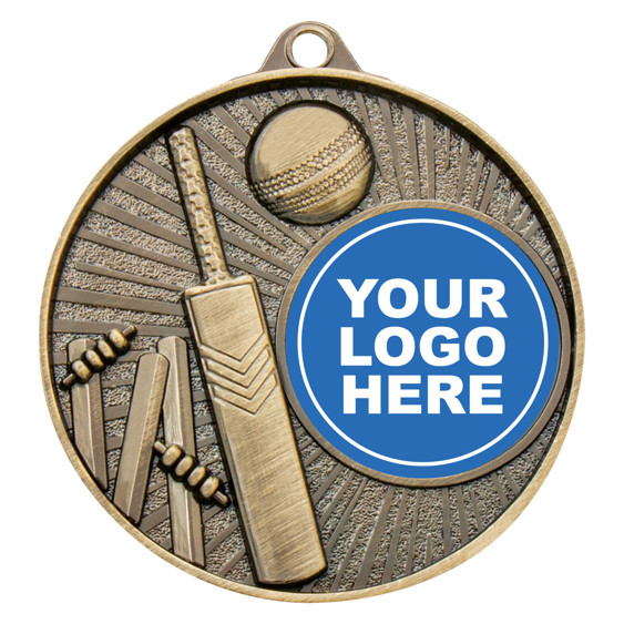 Blitz Cricket Medal - Gold