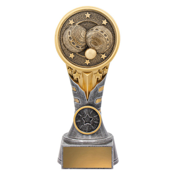 The IKON Bowls Trophy is a bold and dynamic award designed to celebrate the precision, strategy, and finesse required on the green. Featuring a brilliant multi-coloured and textured design, this trophy stands out as a modern masterpiece in any bowls club or trophy cabinet. Its extra-weight construction gives it a substantial feel, making it an ideal choice for recognising elite performance—from perfect draw shots to tactical mastery—ensuring the recipient feels the true prestige of their achievement.