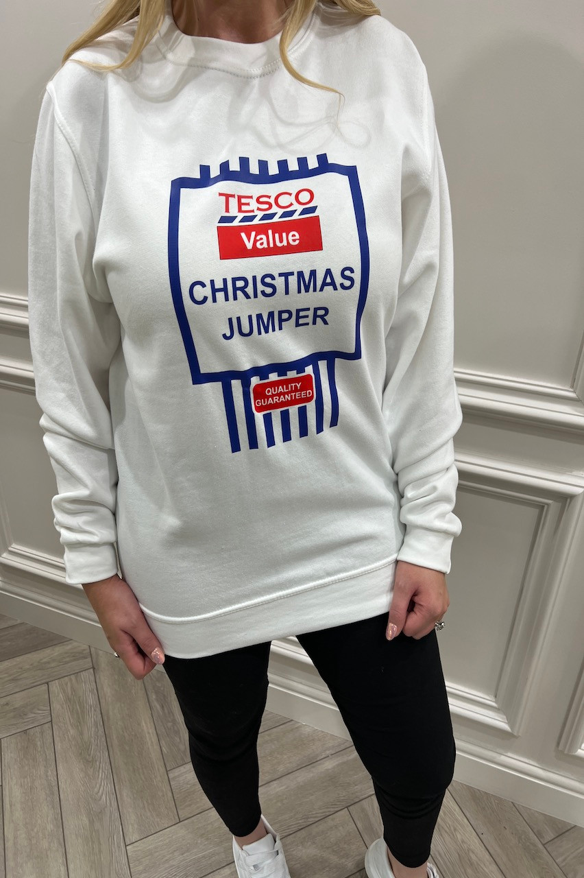 tesco christmas t shirt ladies