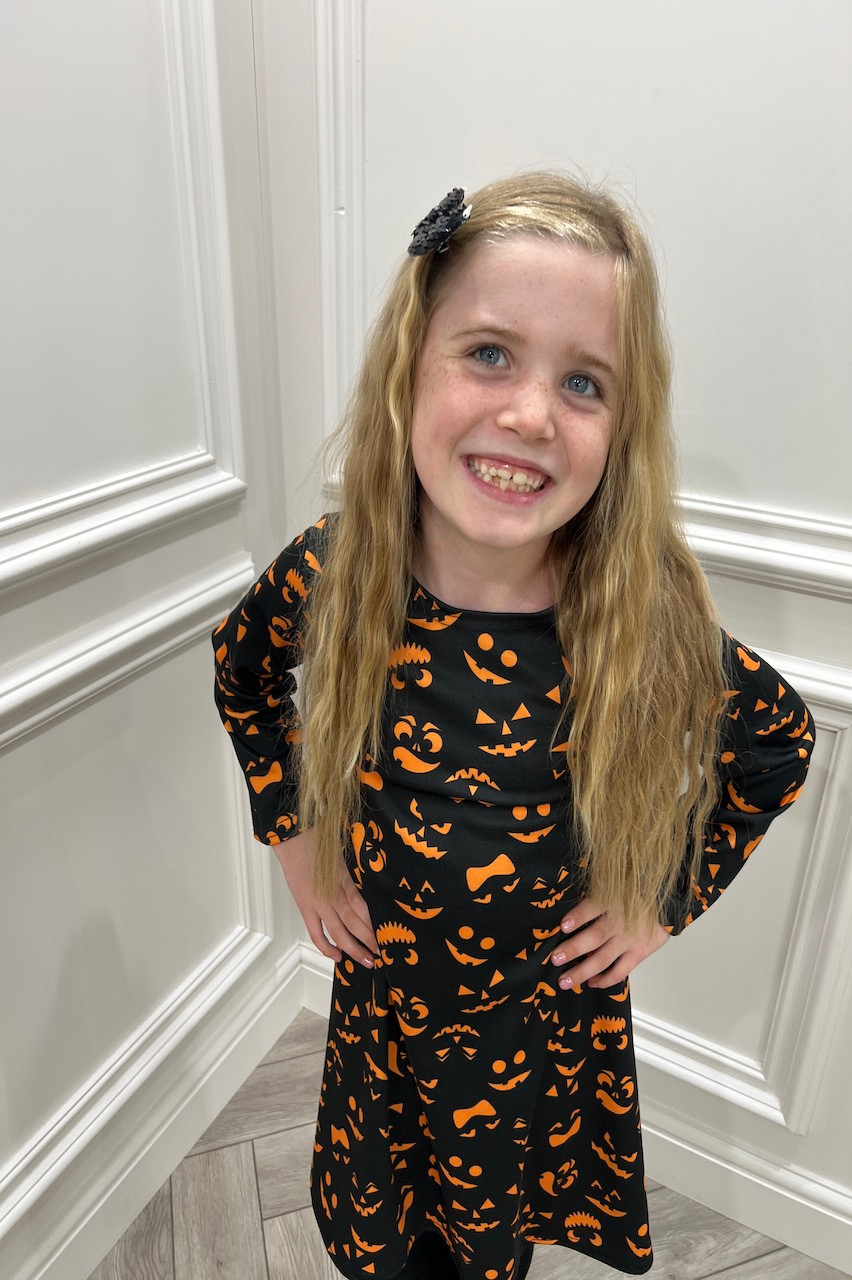 Children's Black Frightening Halloween Swing Dress Want That Trend — free download