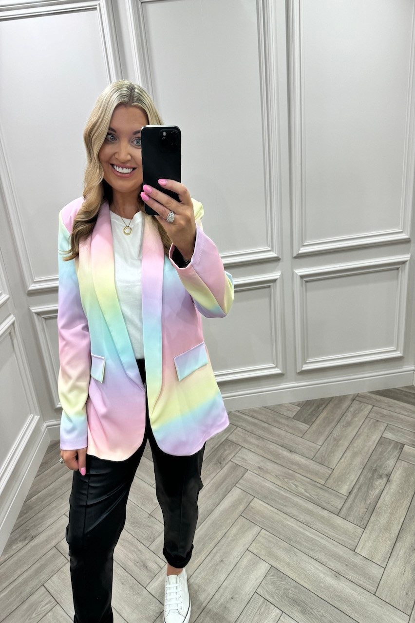 Pastel Ombre Iconic Blazer Want That Trend