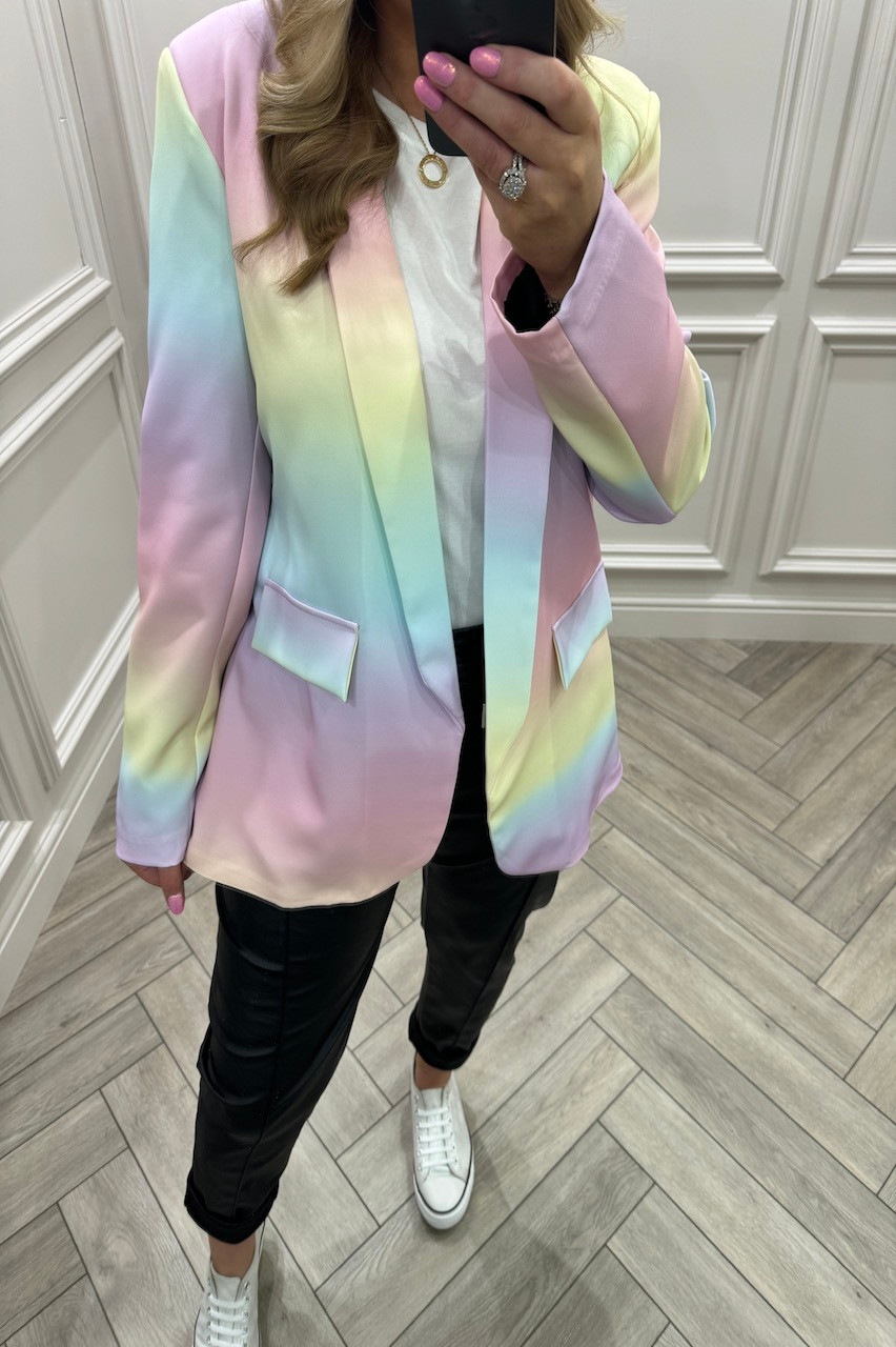 Pastel Ombre Iconic Blazer Want That Trend