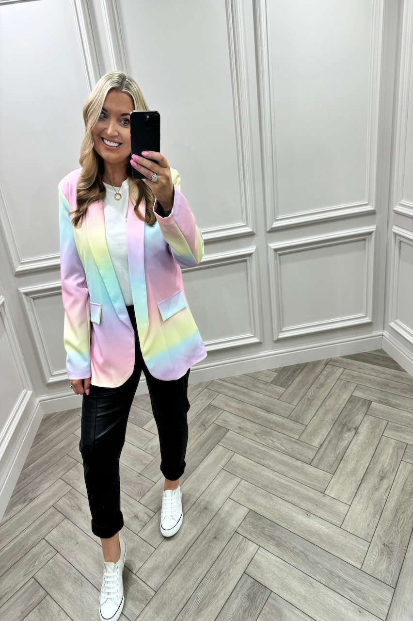 Pastel Ombre Iconic Blazer Want That Trend