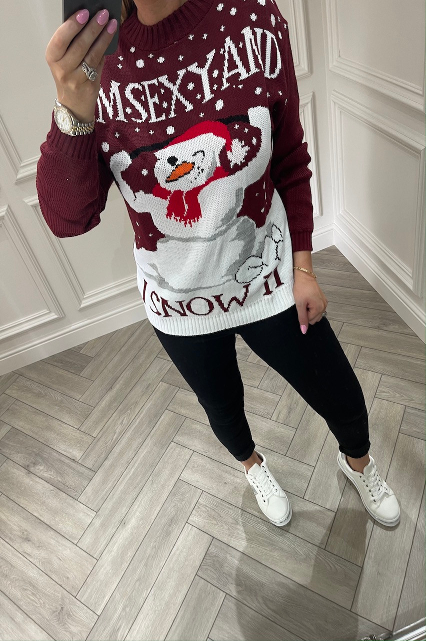I'm Sexy \u0026 I Snow It' Christmas Jumper 