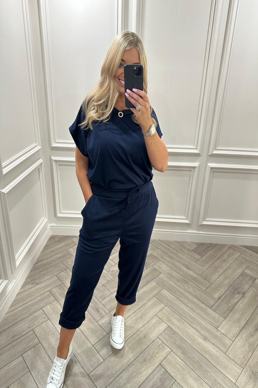 Alba Navy Loungesuit - Want That Trend