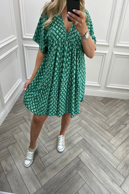 Green Oakley Tunic Dress